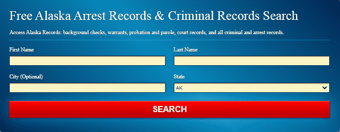 Alaska Arrests Records