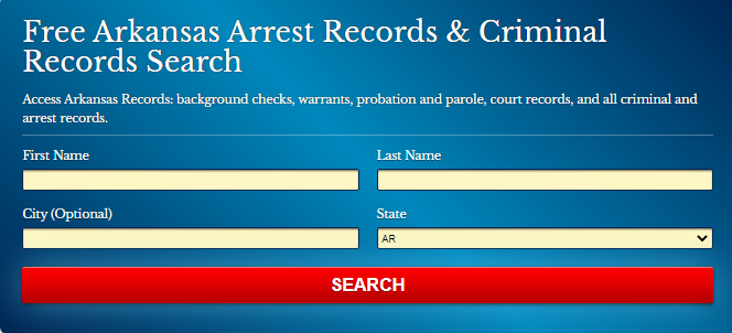 Arkansas Arrests Records