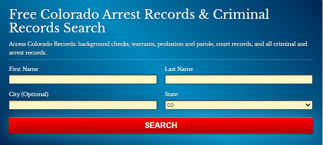 Colorado Arrests Records