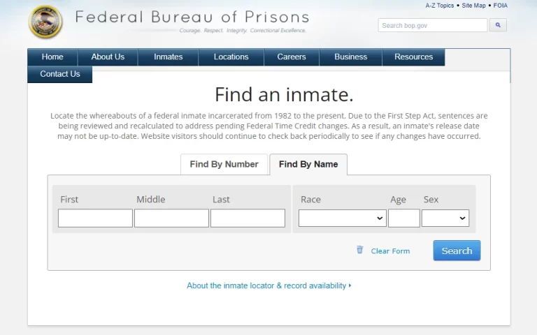 Federal-Inmate-Search