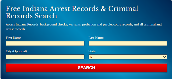 Indiana Arrests Records