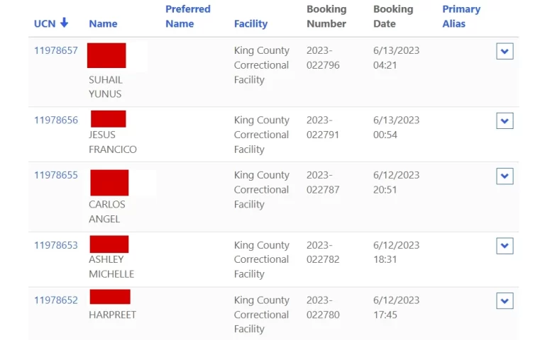 King-County-Jail-Roster-Search