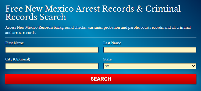 New Mexico Arrest Records