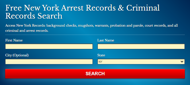 New York arrest records