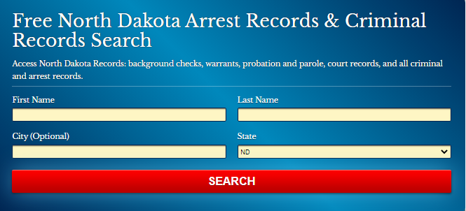 North Dakota Arrest Records