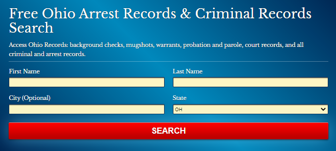 Ohio Arrest Records