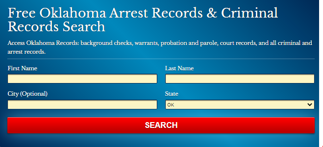 Oklahoma Arrest Records