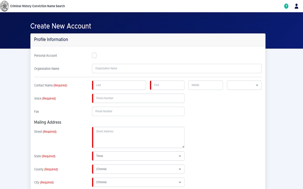 Texas-Crime-Records-Account-Creation