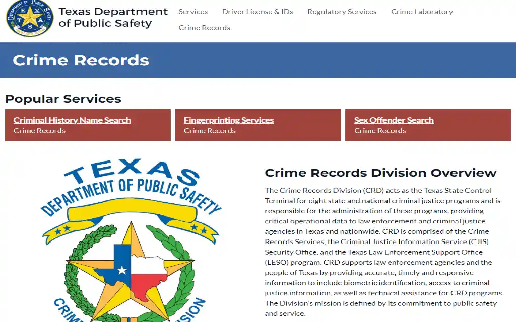 Texas-Department-Of-Public-Safety-Crime-Records