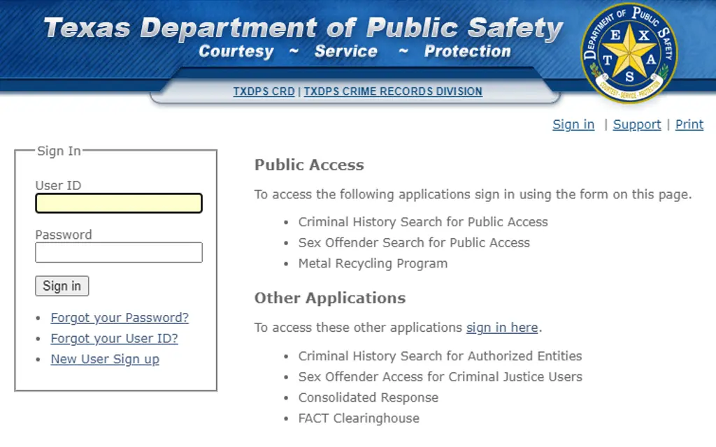 Texas-Department-Of-public-Safety-Crime-Record-Division